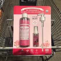 닥터 브로너스 오가닉 발란싱 스킨 소프트너 로즈 475ml, 단품