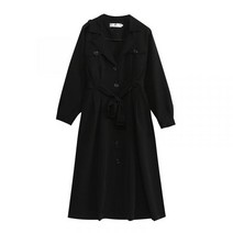 트렌치원피스 날씬해보이는 빅사이즈 가을 여성 원피스 세트 코디 추천 하객 워킹맘 임산부 88