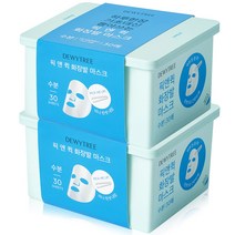 듀이트리 마스크팩 화장발 30매/60매 픽앤퀵 뽑아쓰는 마스크 수분팩 1일 1팩, 30개입, 2개