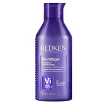 금발 머리를 위한 레드켄 블론지 컬러 퍼플 샴푸 헤어 토너 & 트리트먼트, 10.1 Fl. Oz(1팩)