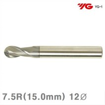 MDG4066 와이지원 2F Ticn코팅볼엔드밀 7.5R(15.0mm) 12파이 30 110 (1EA) (엔드밀/앤드밀/볼앤드밀/초경앤드밀)