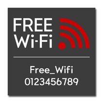 배너마켓 와이파이 안내판 비밀번호 안내 표지판 포맥스3T 안내표지판, No.03 와이파이 안내문 포맥스3T