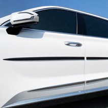 SLY 크롬 몰딩 자동차 도어가드 문콕방지가드 낱개판매, 60cm, 카본블랙