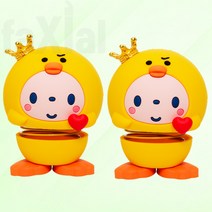 패시얼 모쿄 오리지널 Ver. 노호혼 차량용 피규어, 하트페페 + 하트페페