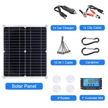 자동차점프선 점프스타트 전기공구 200W 12V 캐러밴 보트 태양 전지판 100A 충전 컨트롤러 키트 듀얼 5V U, 03 40A