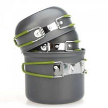 투합아웃도어 미니멀캠핑 통3중 스텐레스 세트 등산, 냄비 1개뚜껑 1개 S사이즈(보관 가방)