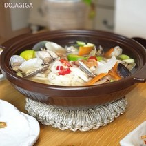 도자기가 전골 뚝배기, 1개, 갈색5호