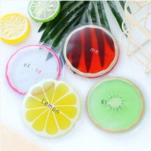 과일시리즈아이스팩 아이스 팩 냉찜질 휴대용팩 얼음팩 쿨팩 냉팩 캠핑 등산 여행, 레몬, 1개