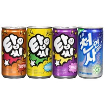 탑씨 (오렌지/파인/포도) 3종x10캔씩 +천연사이다 30캔 총 60캔/탄산모음