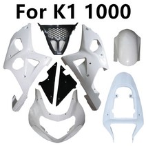 오토바이 바디 키트 스즈키 k1 00 01 02 gsxr 1000 gsxr1000 차체 도색되지 않은 플라스틱 부품 구성 요소 펜더 전체 페어링 abs, 오른쪽 큰 가방