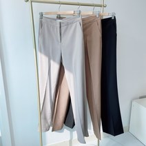 여성 캐주얼 기본 슬랙스 오피스룩 베이직 정장 바지