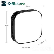 스트로보 카메라 플래시 후레시 프래시Godox-휴대용 플래시 LED M32 모바일 폰 조명 스마트폰 7 플러스 삼, 한개옵션0