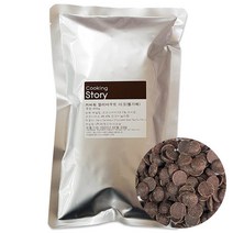 쿠킹스토리 대용량 초콜릿만들기재료, 1개, 20. 커버춰 다크(카카오57%) 400g