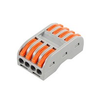 차즈라 4선 연결 전선커넥터 원터치 와이어 컨넥터 PCT-224, 4선 연결컨넥터 (PCT-224)