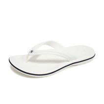 크록스 크록밴드 플립플랍 화이트 남자 여자 텅 쪼리 여름 슬리퍼 샌들 11033-100