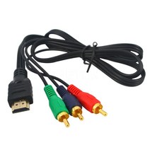 프로젝터 게임기 비디오 출력 HDMI to 3RCA 케이블