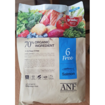 ANF 전연령 유기농 6Free 연어 애견사료, 1개, 6kg