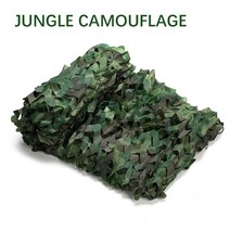 군사 위장 그물 야외 등산 캠핑 천막 사냥 해가리개 안뜰 및 군사 장식에 적합, 8.JUNGLE CAMOUFLAGE - 3m x 6m