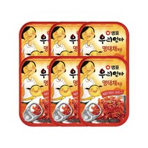 샘표 우리엄마 명태채볶음 50g 6개, 샘표 우리엄마 명태채볶음 50g 6