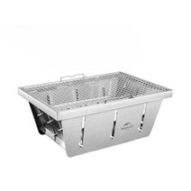 네이처하이크 캠핑 화로대 차박 야외 바베큐 그릴 IGT 접이식 스테인리스, 크로스그릴만, 1개