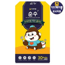 닥터케이콩 데코플러스 천연 화장지 30롤 3겹 30m, 1팩, 30개