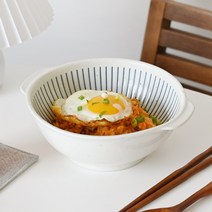 시오리빗살 손잡이 면기