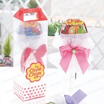 왕츄파춥스(공단) 화이트데이 사탕 부케 캔디 선물, 상세페이지 참조