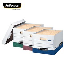 - 펠로우즈 뱅커스박스 PRESTO 파일박스 색상선택, 그린, 1박스