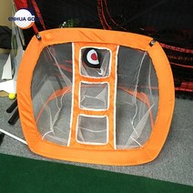 가정용스크린골프 게임 그물망 골프 게임망 실내 연습기 팝업 골프 치핑 그물망 실내 골프 그물망 야외 및, 03 HN003 Orange