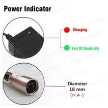 전기 팩 부품 DIY 호환 변환 54.6V 4A 리튬 이온 배터리 충전기 48V 13S Kugoo G1 스쿠터 휠체어 자전거, 05 4-Pin XLR, 02 EU