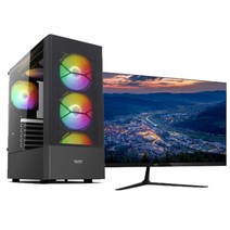 야인컴퓨터 게이밍 조립PC 롤 배틀그라운드 오버워치 피파4 로스트아크 디아블로 사무용PC 컴퓨터, S고사양PC세트3번