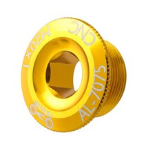 크랭크 커버 스크류 캡 M15 M18 M20 MTB 알루미늄 합금 세트 로드 자전거 피팅 사이클링 부품 10 가지 색상, [02] M18, [01] Gold