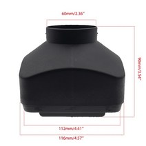 캠핑카제작부품 악세사리 air outlet vent cover for air 디젤 주차 히터 부품 webasto heater 2kw 5kw for car truck bus 보온, 5kw 이중 구멍 60mm