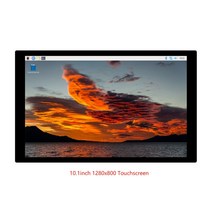 810.1 인치 휴대용 1280x800 IPS 모니터 라즈베리 파이 플매트 카펫 매트 러그 앤 플레이 호환 윈도우 안드로이드용 정전식 터치 스크린, [02] 10.1DP-CAPLCD