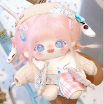 아이돌 무속성 사람 솜 인형 도화 20cm 제작, 관절미포함 20CM, 도화+헤어스타일+랜덤옷