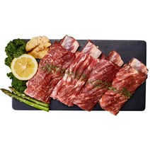 캠핑음식 돼지갈비 왕구이 먹거리 3대 1.3kg, 1팩