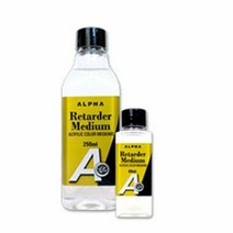 알파색채 신한화구 알파골드아크릴보조제 리타더 250ml - 42822, 단품
