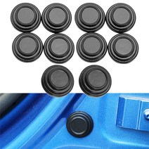 자동차외관부품 차량용부품10PCS 자동차 도어 흡수기 쿠션 가스켓 스티커 아우디 A1 A2 A3 A4 A5 A6 A7 A8, 02 Black