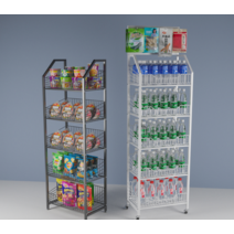 간식 진열대 게임룸 주방랙 스탠드 타공판 약국 PC방, 상세 페이지 참고, 15개 걸이 블래 5개 층 60x30x162