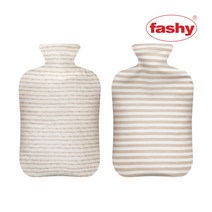 [FASHY] 독일생산 보온 물주머니/핫팩_오가닉면커버, 굵은줄문늬