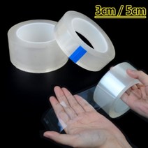 socean 곰팡이 방지 틈새 테이프 10M PVC 방수 테이프 투명 틈새 메꾸미 누수 방지 태이프 갈라짐 보수 접합부 실링, 3cm
