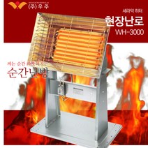 현장용 난로 공업용 작업장 공장 열방출 원적외선 반사판 히터 산업용 공장용 대형 전기히터 금속판 열풍기 전기난로 대용량 3000W 3KW, 5KW겸용(2단조절)