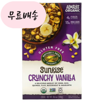 네이쳐스패스 통곡물 선라이즈 크런치 바닐라 시리얼 글루텐 프리 비건 300g 2팩, 2개