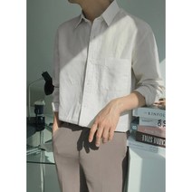 스트릿모던 LAINE 레이니 UB 어반 S/S 인생 감탄 굿핏 린넨 스탠다드 셔츠 남자 여름 시원한