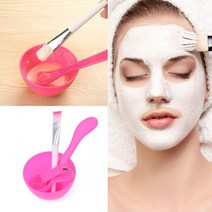 팩도구 팩볼 마스크팩도구 미용볼, 분홍색