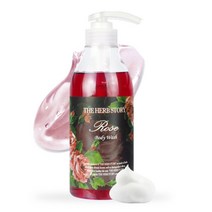 더허브스토리 로즈 아로마 바디 워시 500ml 장미향 바디워시, 8개