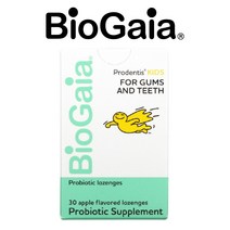 바이오가이아 유산균 프로덴티스 3세 이상 키즈 프로바이오틱스 사과 로렌지 30정