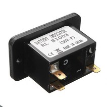 전기요금측정기 LED 디스플레이 36V 배터리 충전 표시기 EZGO 클럽 자동차 야마하 골프 카트 미터 게이지 A, 한개옵션0