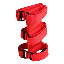 소화기거치대 차량 가정 업소자동차 롤 바 소화기 스트랩 홀더 지프 랭글러에 적합한 벨트 조정 가능한 마, 01 빨간