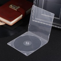 CDDVD플레이어초박형 DVD 케이스 투명 CD 패키지 12 개 홈 시네마 필름에 대 한 저장 상자 플러그 가능, 한개옵션0